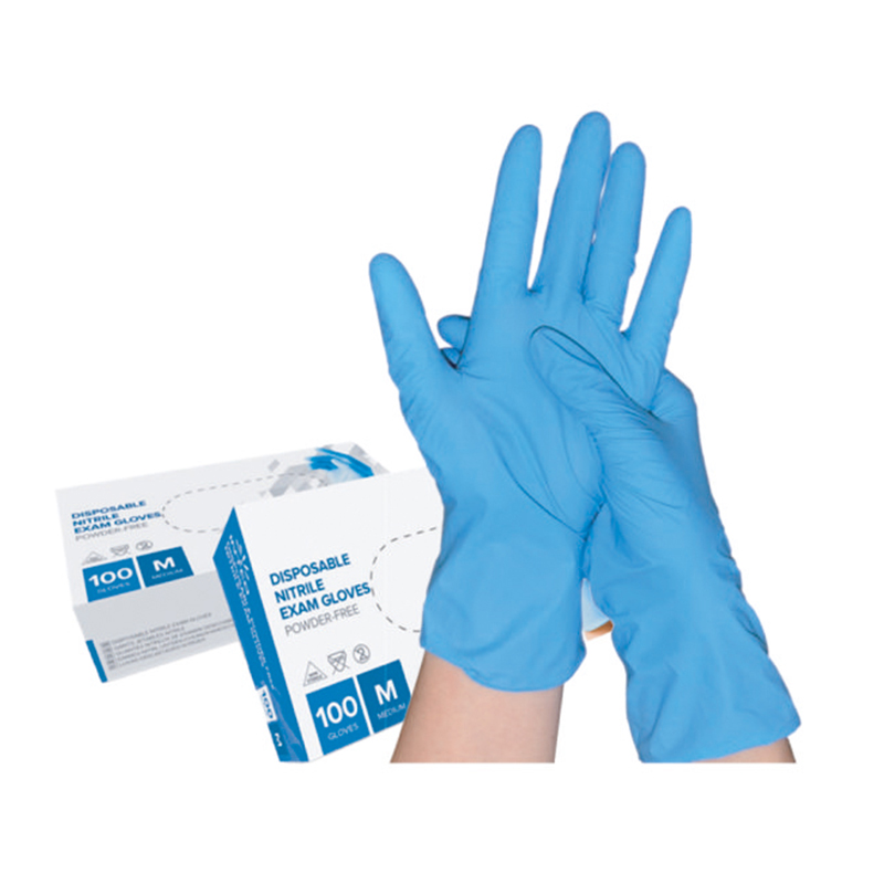 LG046 Одноразовые нитриловые смотровые перчатки